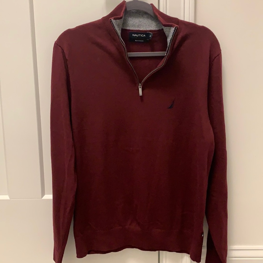 Nautica Men’s quarter zip sweater